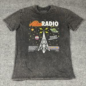 Coldplay Music of the Spheres Alien Radio T-Shirt XL Concert Tour